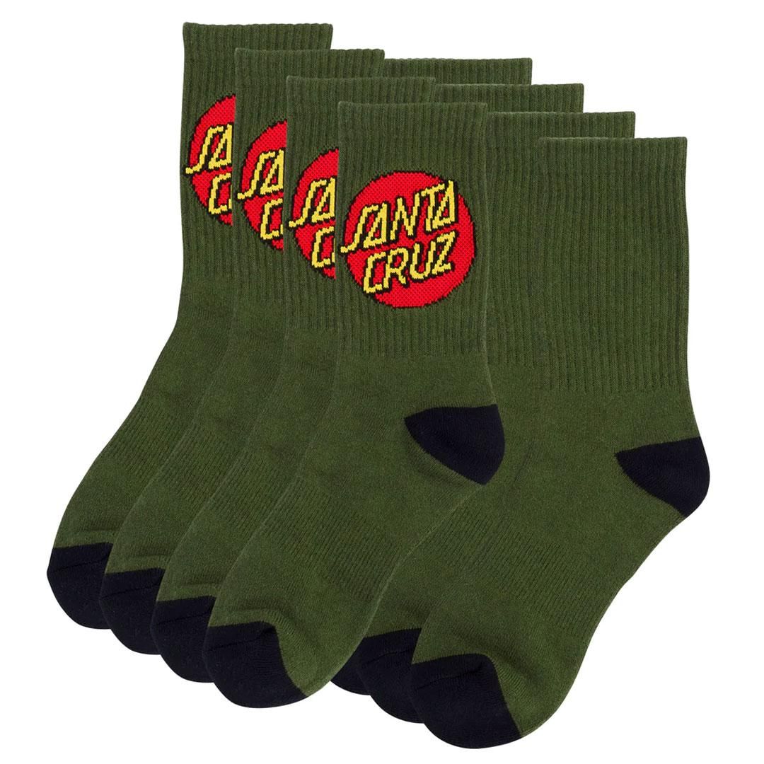 SANTA CRUZ CRUZ CREW SOCKS YOUTH 4 NO40 santa-cruz-cruz-crew-socks-youth-4-no40