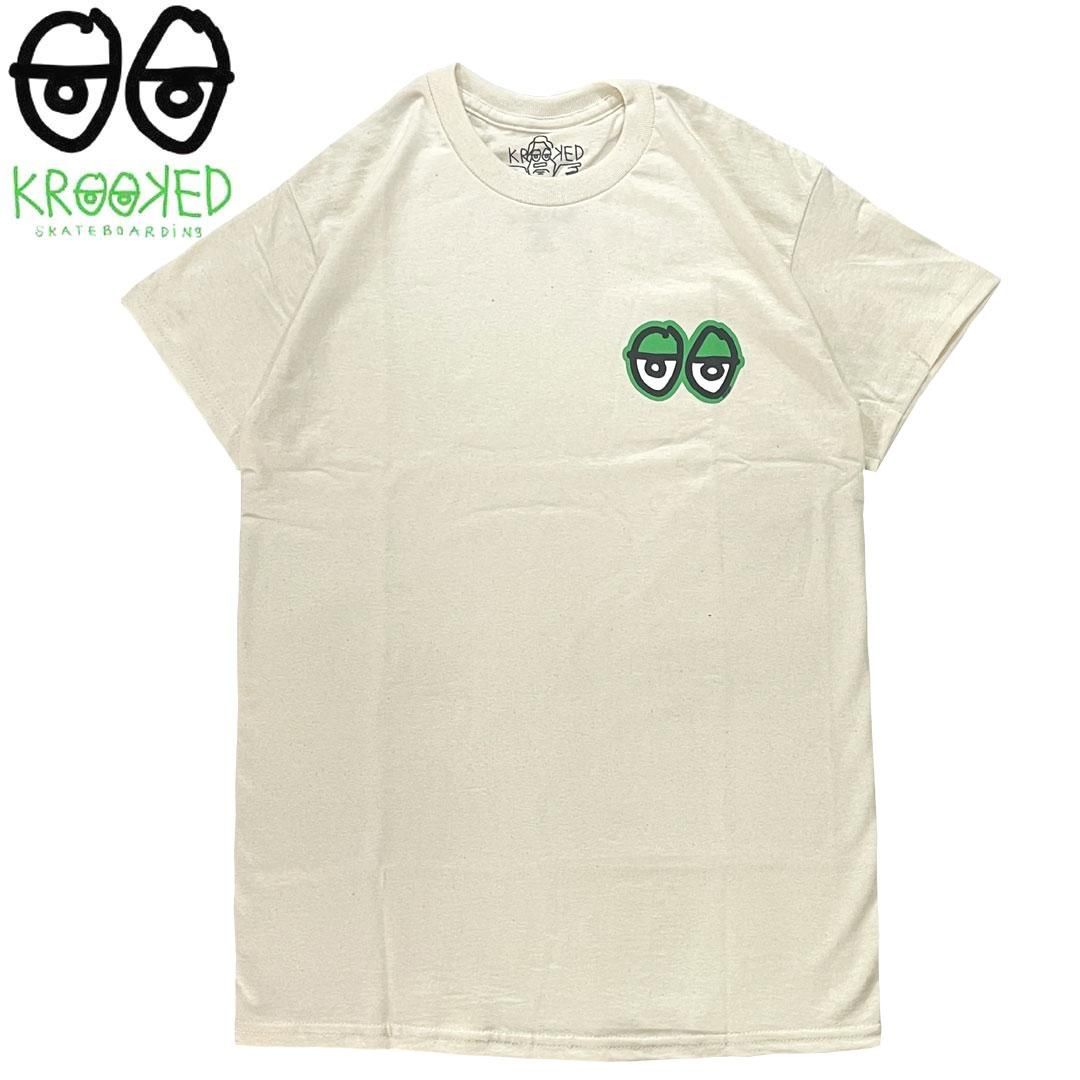 KROOKED クルックド スケートボード Tシャツ EYES TEE イエロー