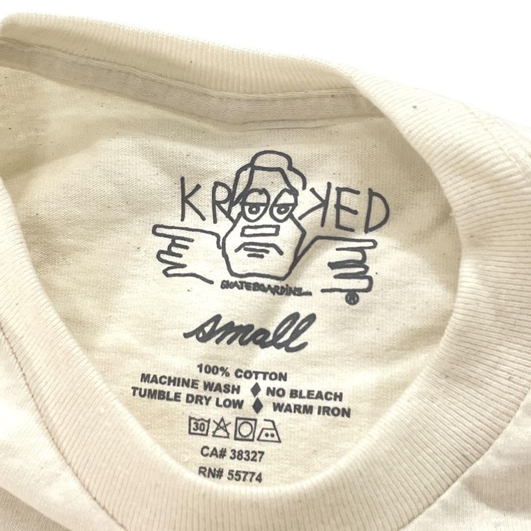 ⭐️レア☆KROOKEDクルックト/クルックド⭐️タイダイ☆Tシャツ☆XL☆スケボー KROOKED クルックド スケートボード Tシャツ BIRDIE EMB TEE