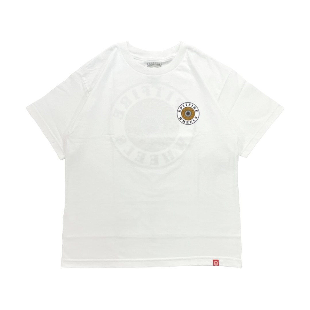 SPITFIRE スピットファイヤー キッズ Tシャツ OG CIRCLE YOUTH TEE ユースサイズ ホワイト NO80