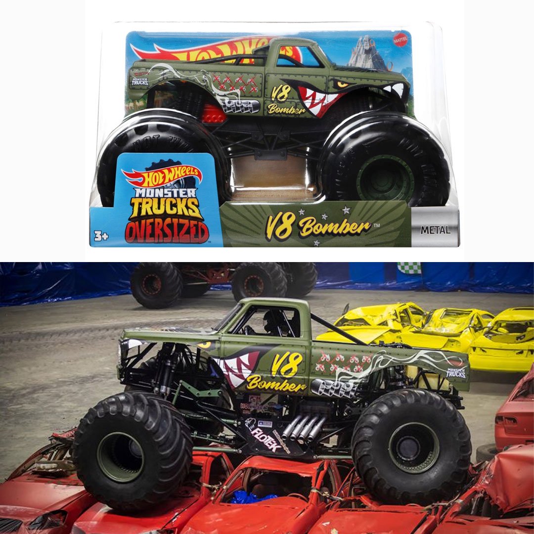 ホットウィール HOT WHEELS USAモデル MONSTER TRUCKS OVERSIZED V8