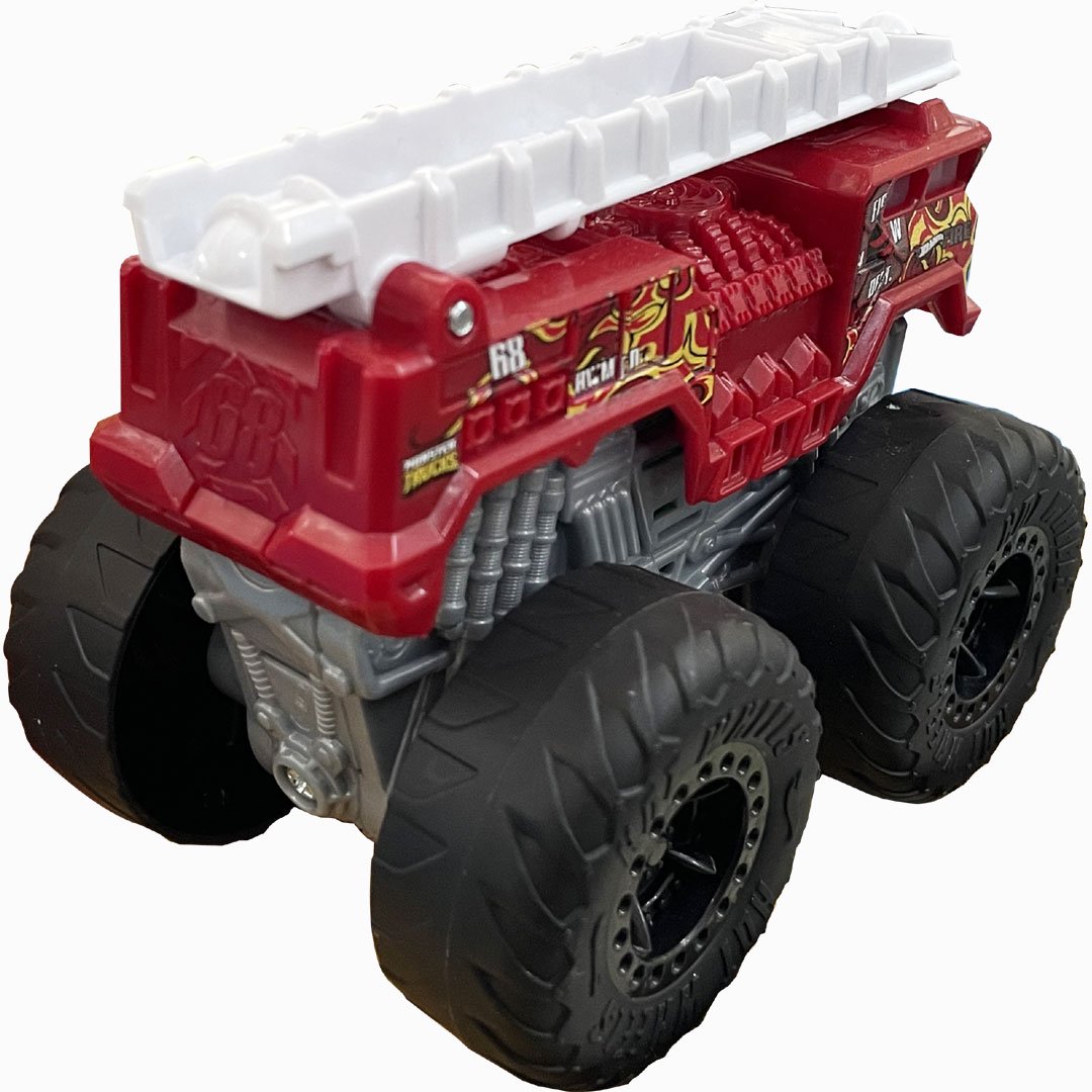 ホットウィール HOT WHEELS USAモデル MONSTER TRUCKS ROARIN WRECKERS 5-ALARM モンスタートラック  1:43 メタル NO07