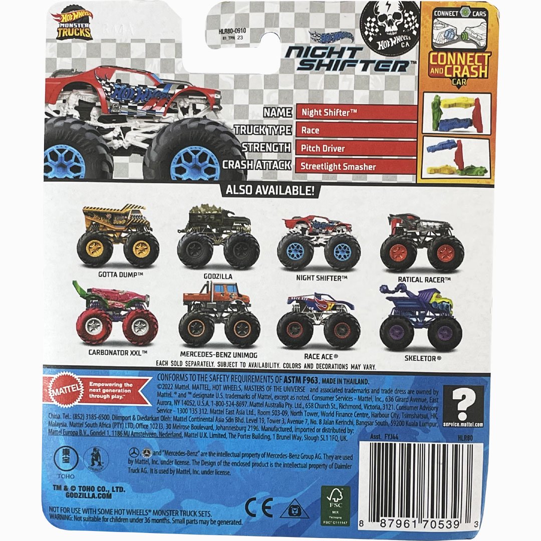 ホットウィール HOT WHEELS USAモデル MONSTER TRUCKS NIGHT SHIFTER