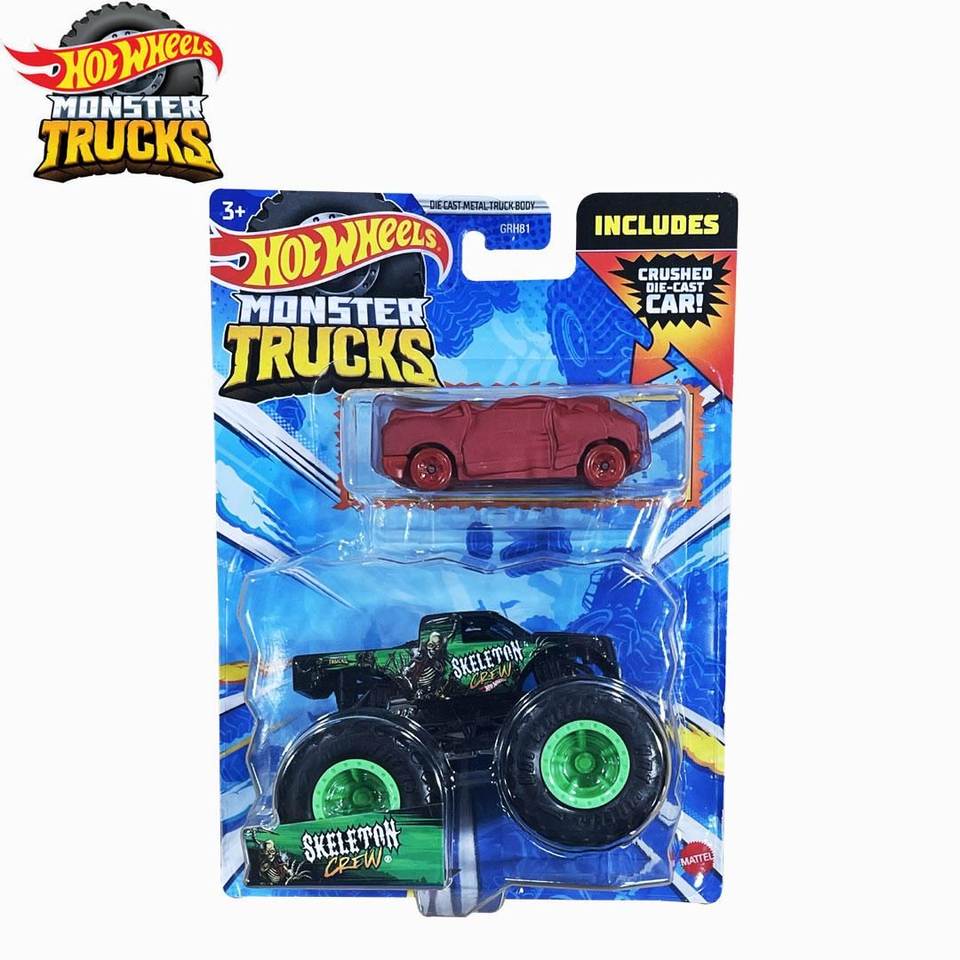 ホットウィール HOT WHEELS USAモデル MONSTER TRUCKS SKELETON CREW