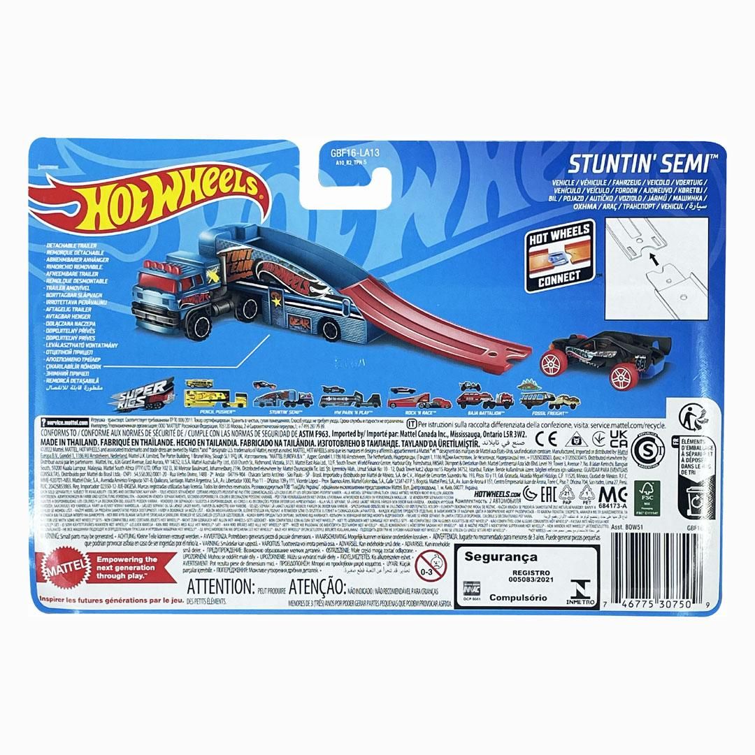 ホットウィール HOT WHEELS USAモデル SUPER RIGS STUNTIN SEMI NO43