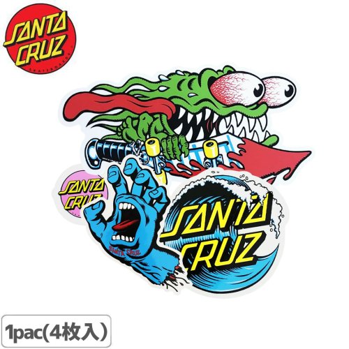 ڥ󥿥롼 SANTACRUZ ܡ ƥåۥꥸʥSTICKER PACK 4 NO121
