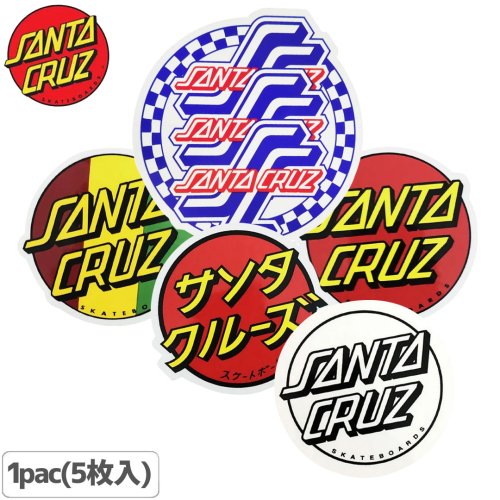 ڥ󥿥롼 SANTACRUZ ܡ ƥåۥꥸʥSTICKER PACK 5 NO122
