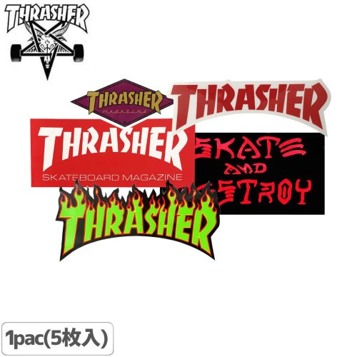 ڥå㡼 THRASHER ܡ ƥåۥꥸʥSTICKER PACK 5 NO81
