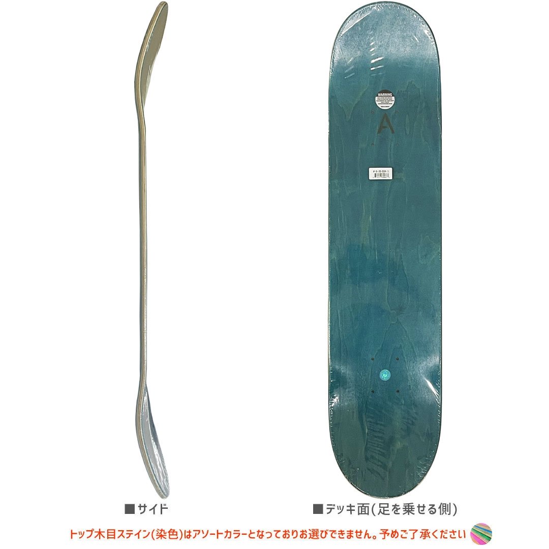 新品未開封 エイプ スケートボード 銀 レア ★デッキのみカラーシルバー