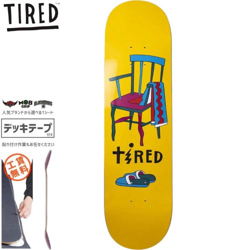 TIRED タイレッド スケートボード デッキ THE ROUNDERS BOARD CHUCK 