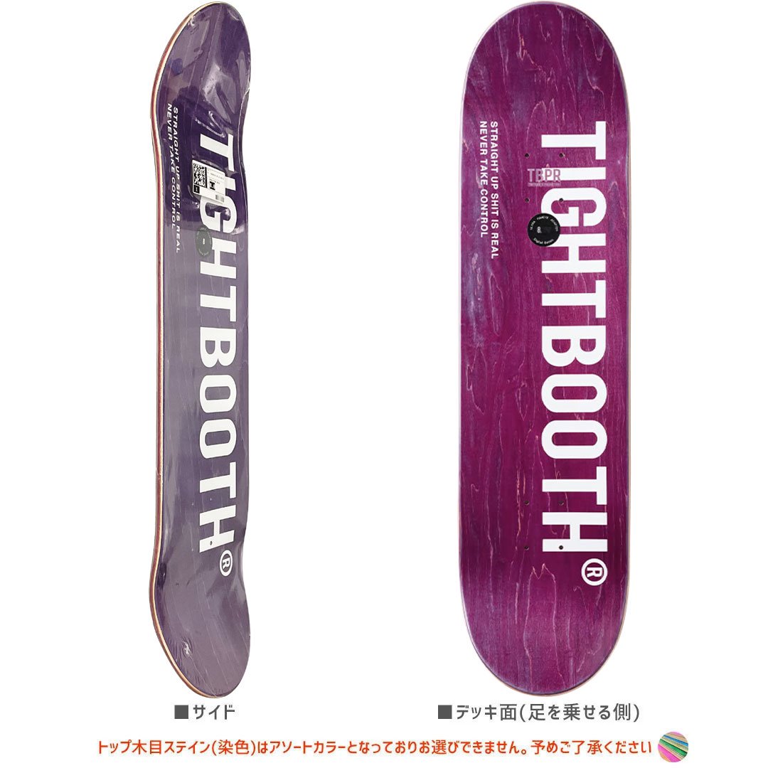 TIGHTBOOTH PRODUCTION タイトブース スケートボード デッキ EVOLUTION DECK 8.0インチ NO22