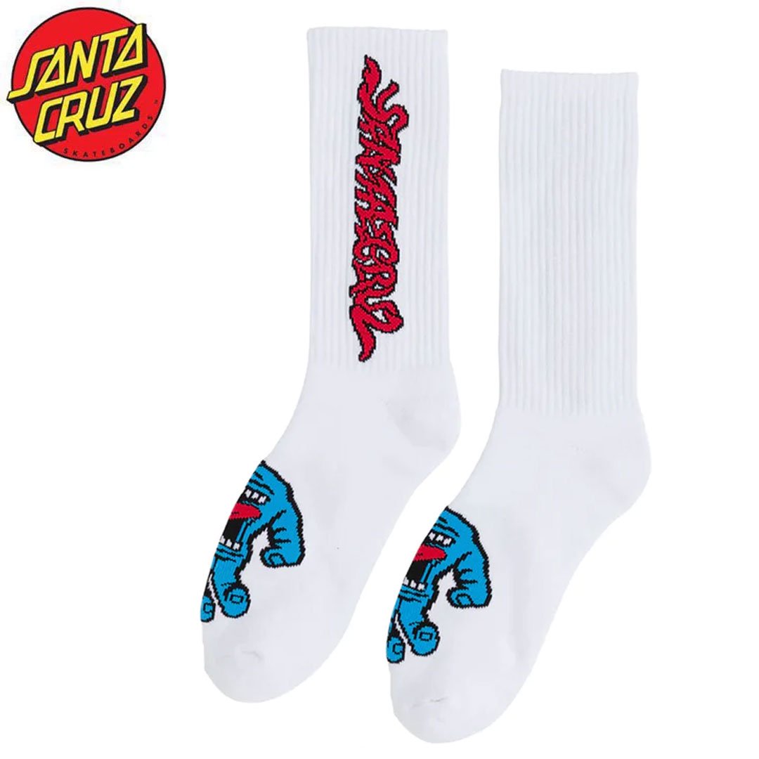 サンタクルーズ SANTA CRUZ ソックス キッズ SCREAMING 50 SOCKS ホワイト NO50