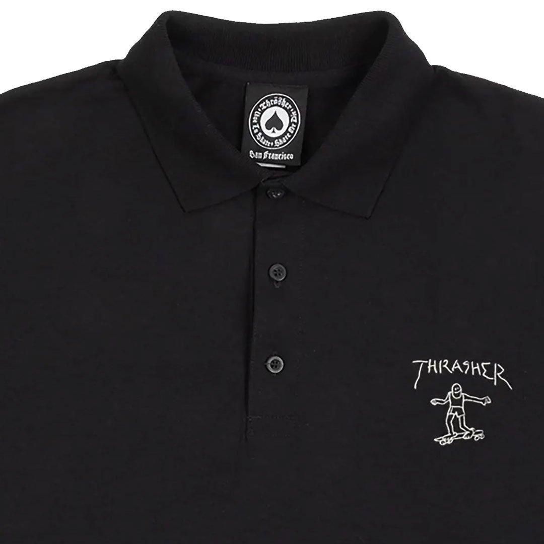 スラッシャー THRASHER ポロシャツ EMBROIDERED THRASHER LOGO