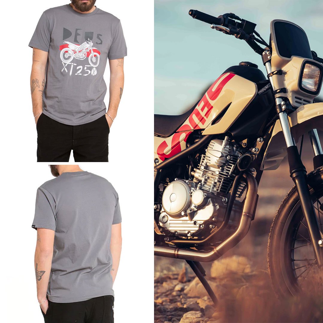 DEUS EX MACHINA デウス スケボー Tシャツ USA正規品 XT250 TEE