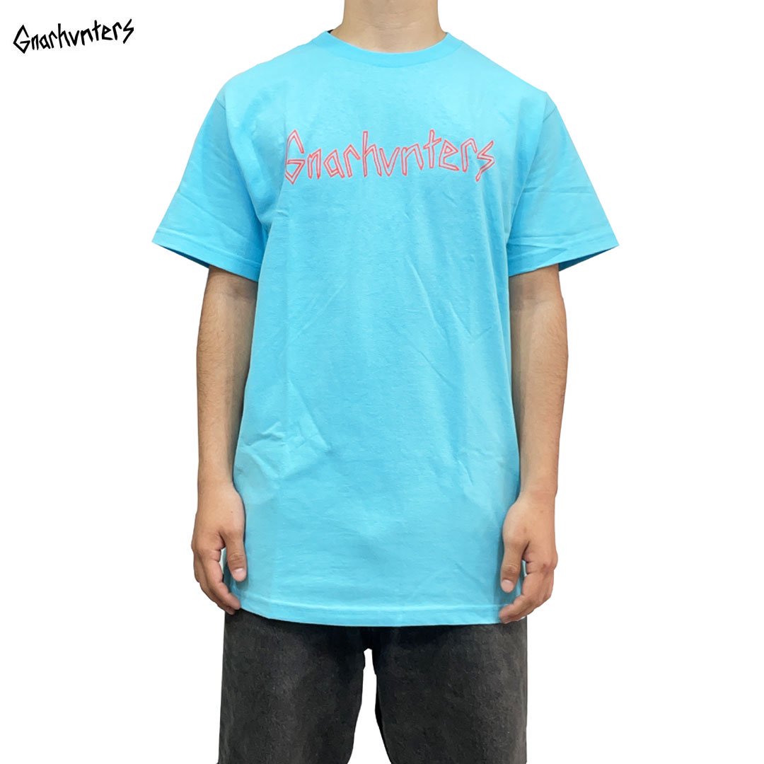 GNARHUNTERS ナーハンターズ スケボー Tシャツ CLASSIC BLU TEE ブルー