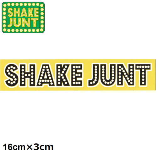 ڥ SHAKE JUNT ܡ ƥåSHAKE JUNT STRETCH LOGO STICKER 16cm3cm NO72