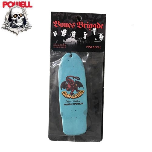 パウエル POWELL スケボー 芳香剤 MIKE MCGILL BONE SNAKE AIR FRESHENER パイナップル エアフレッシュナー  NO17