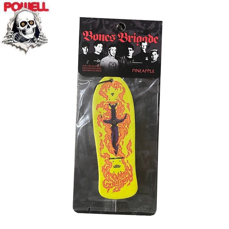 パウエル POWELL スケボー 芳香剤 TOMMY GUERRO SWORD AIR FRESHENER パイナップル エアフレッシュナー NO15