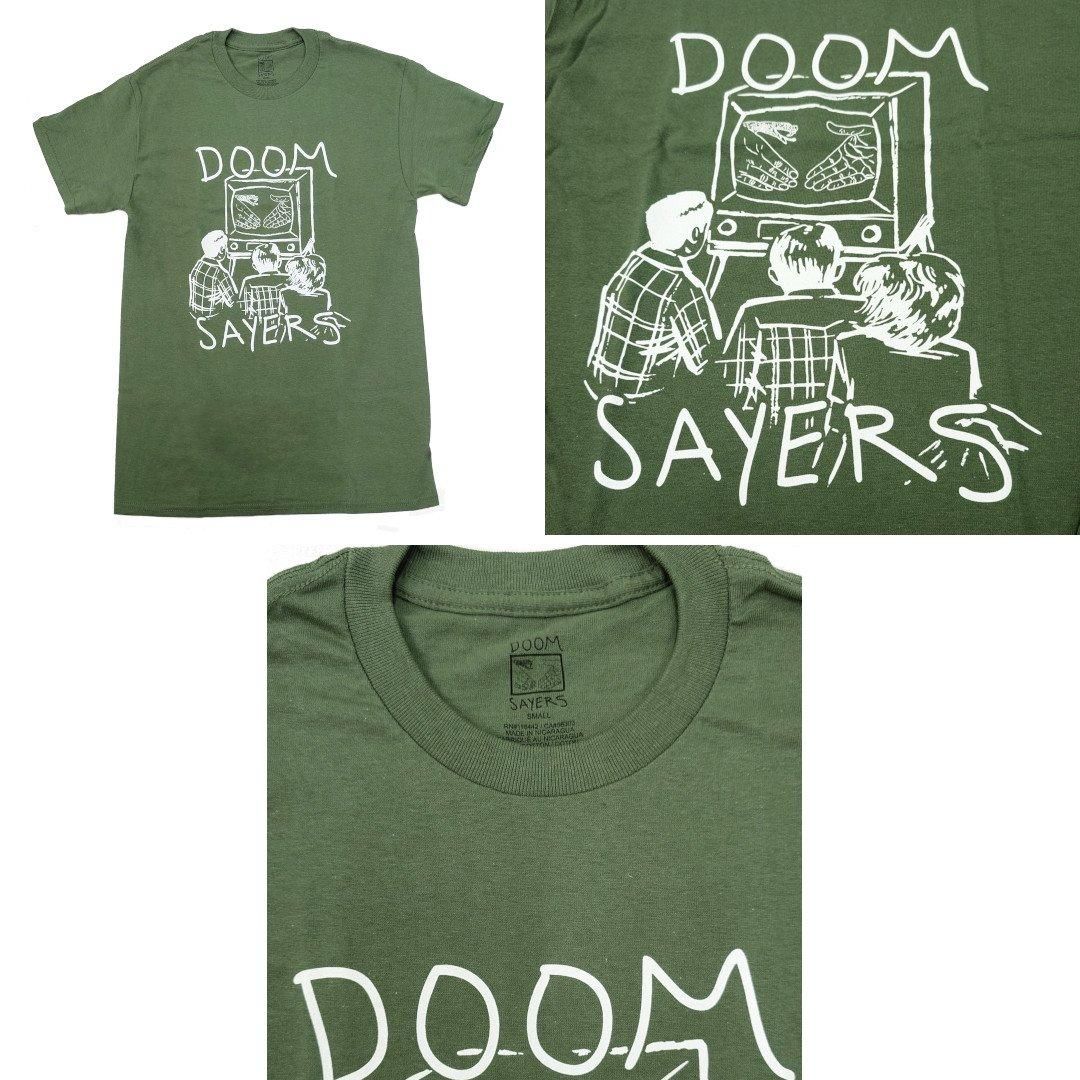 DOOM SAYERS ドゥームセイヤーズ Tシャツ KILL TV TEE オリーブ