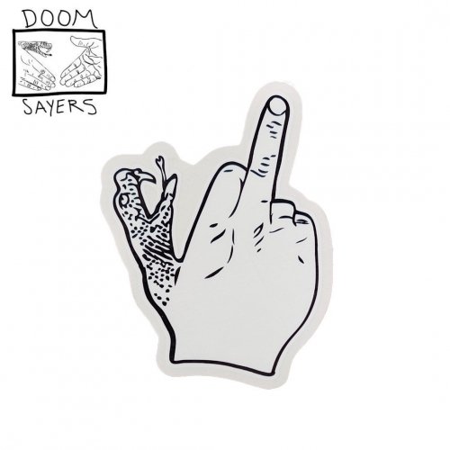 DOOMSAYERS ɥॻ䡼 ܡ ƥåSNAKE FINGER  STICKER9.8cmx7.7cmNO02