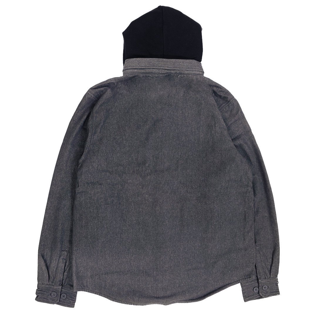 GX1000 ジーエックス スケボー ジャケット DENIM HOODED JACKET ブラック NO01