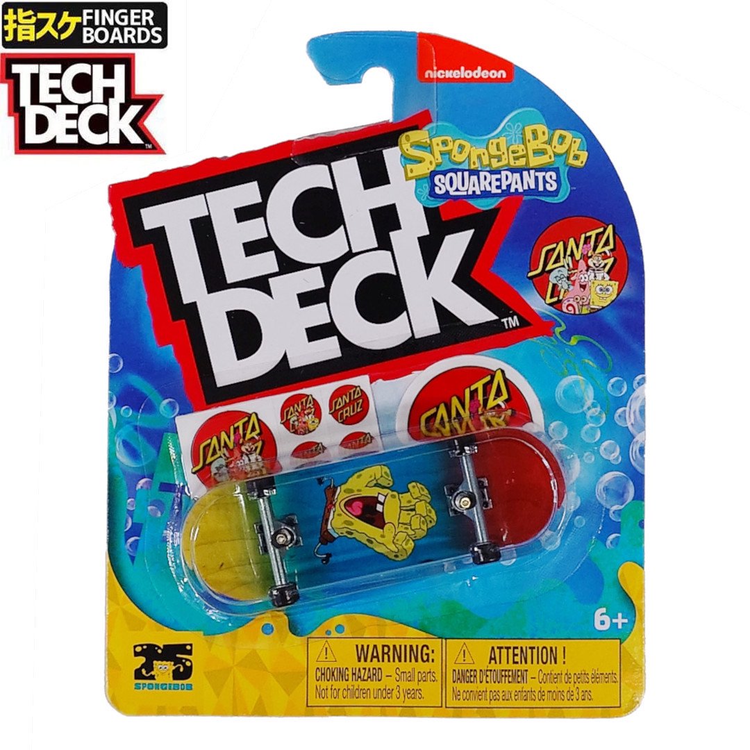 TECH DECK إ ե󥬡ܡɡ101mm 1PAC ƥåǥå SANTA CRUZ 󥿥롼 x SPONGEBOB NO139