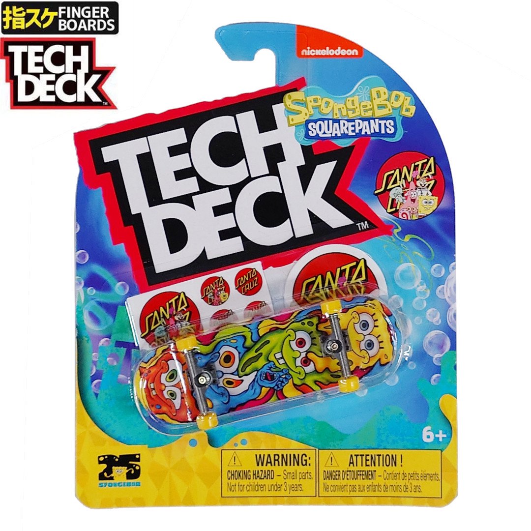 TECH DECK إ ե󥬡ܡɡ101mm 1PAC ƥåǥå SANTA CRUZ 󥿥롼 x SPONGEBOB NO141