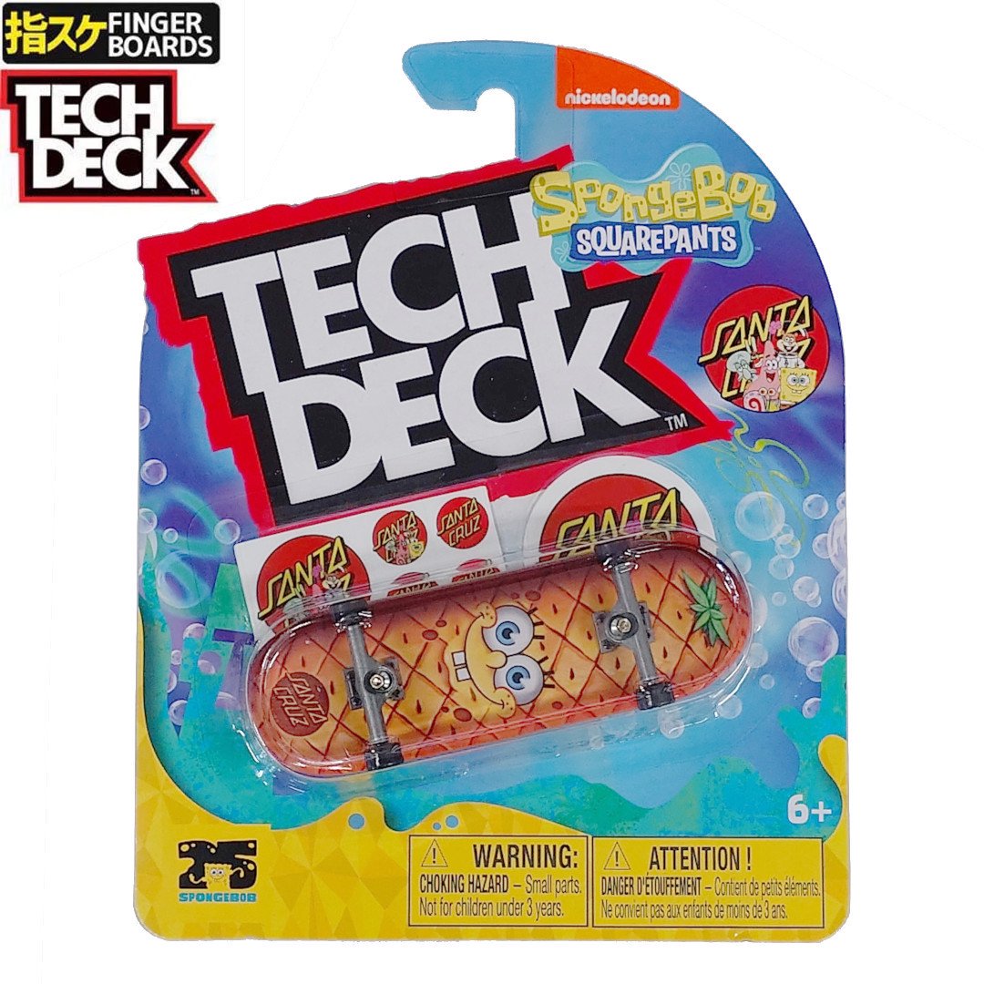 TECH DECK إ ե󥬡ܡɡ101mm 1PAC ƥåǥå SANTA CRUZ 󥿥롼 x SPONGEBOB NO142