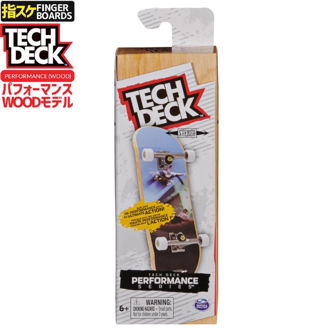 TECH DECK إ ե󥬡ܡɡPERFORMANCE SERIES WOOD BOARD  96mm STEREO ƥ쥪 NO16