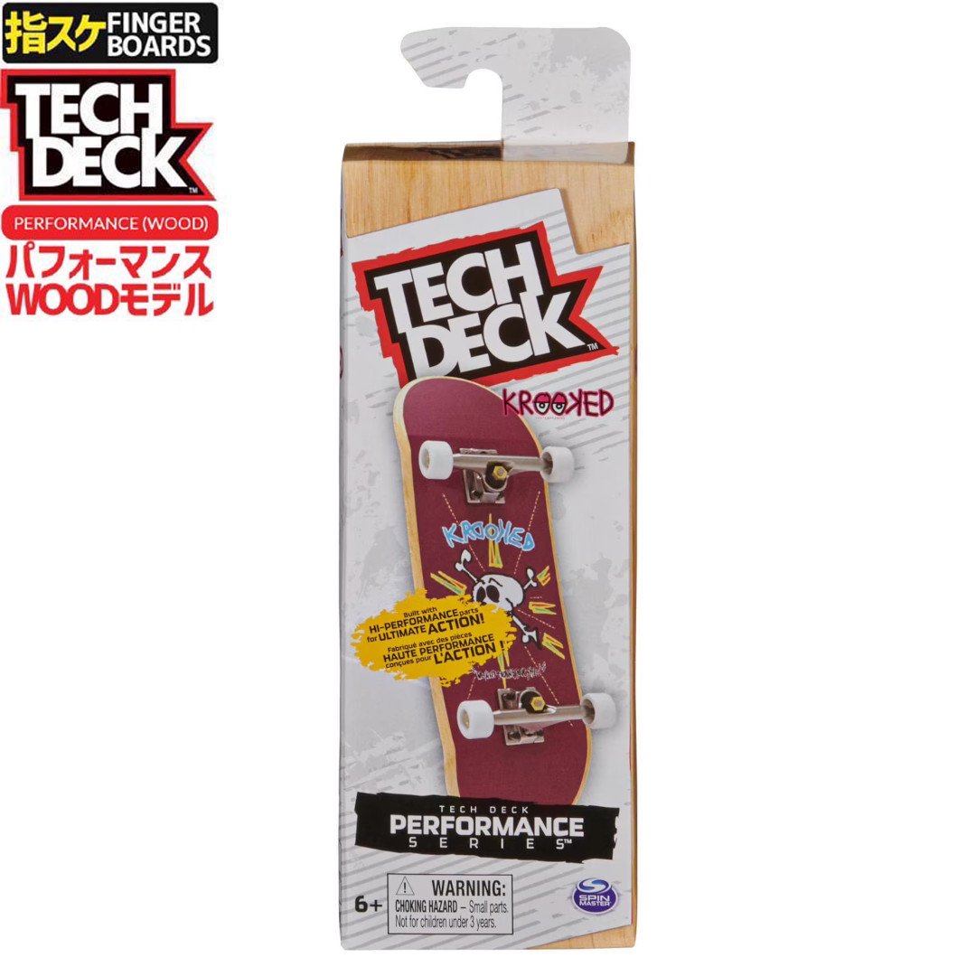 TECH DECK إ ե󥬡ܡɡPERFORMANCE SERIES WOOD BOARD  96mm KROOKED å NO17