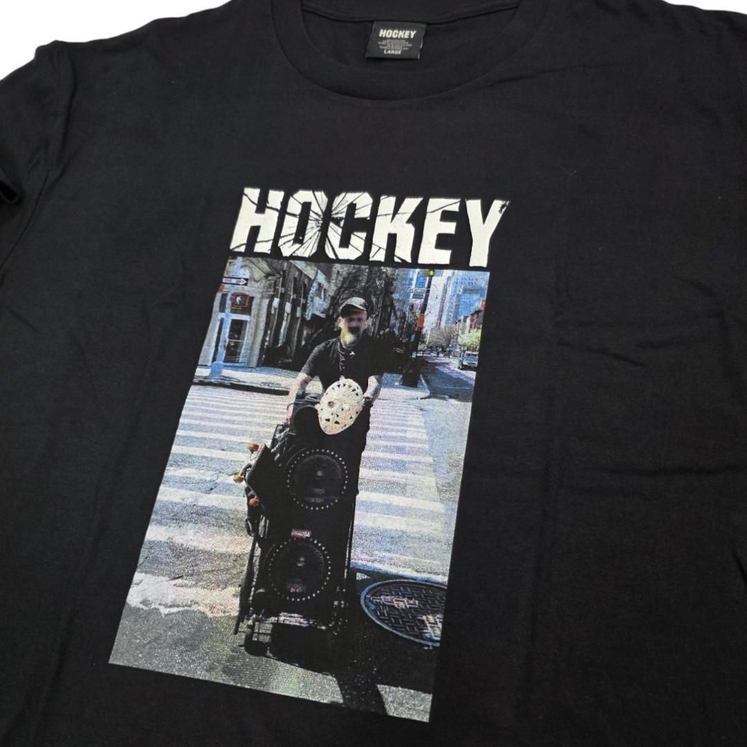 HOCKEY ホッケー スケボー Tシャツ CROSSWALK TEE ブラック NO05