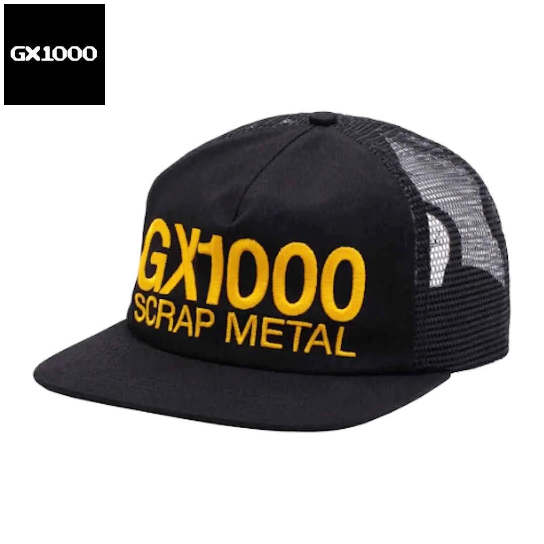 【GX1000 ジーエックスセン キャップ】SCRAP METAL HAT【ブラック】NO03