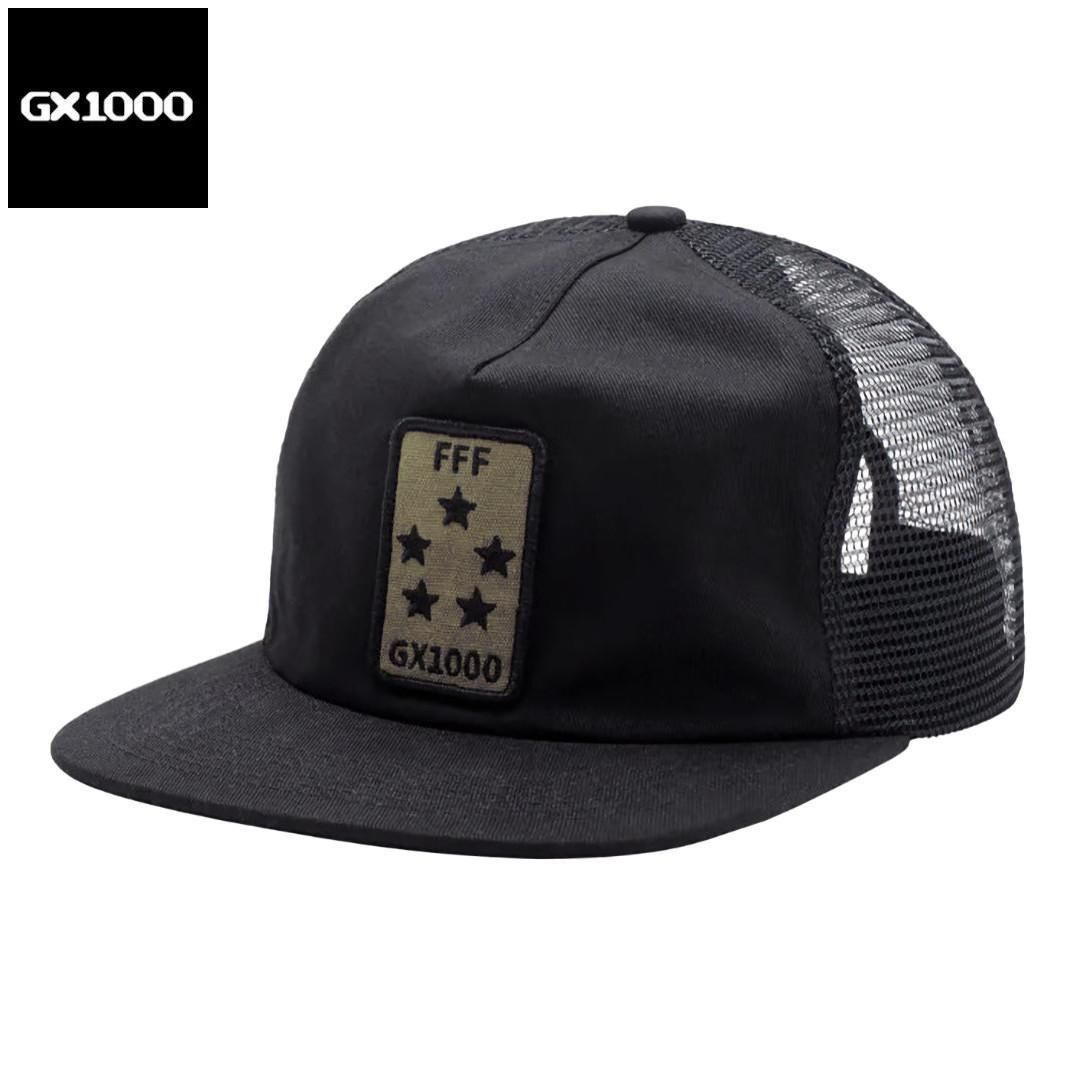 【GX1000 ジーエックスセン キャップ】5 STAR HAT【ブラック】NO05