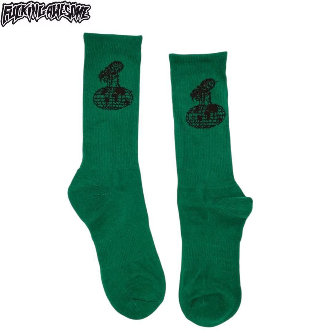 【FUCKING AWESOME ファッキンオーサム ソックス】FLEA SOCKS【グリーン】NO01