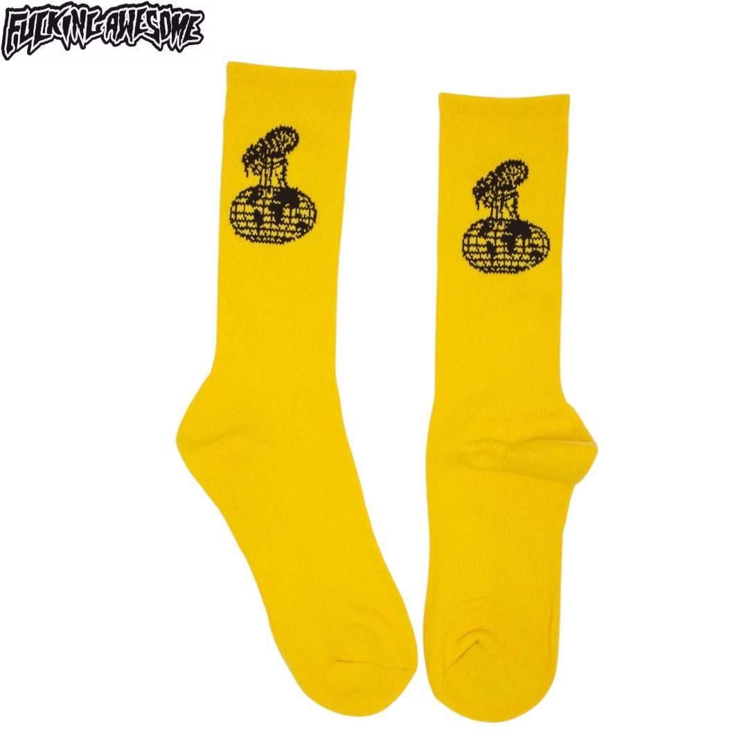 【FUCKING AWESOME ファッキンオーサム ソックス】FLEA SOCKS【イエロー】NO03