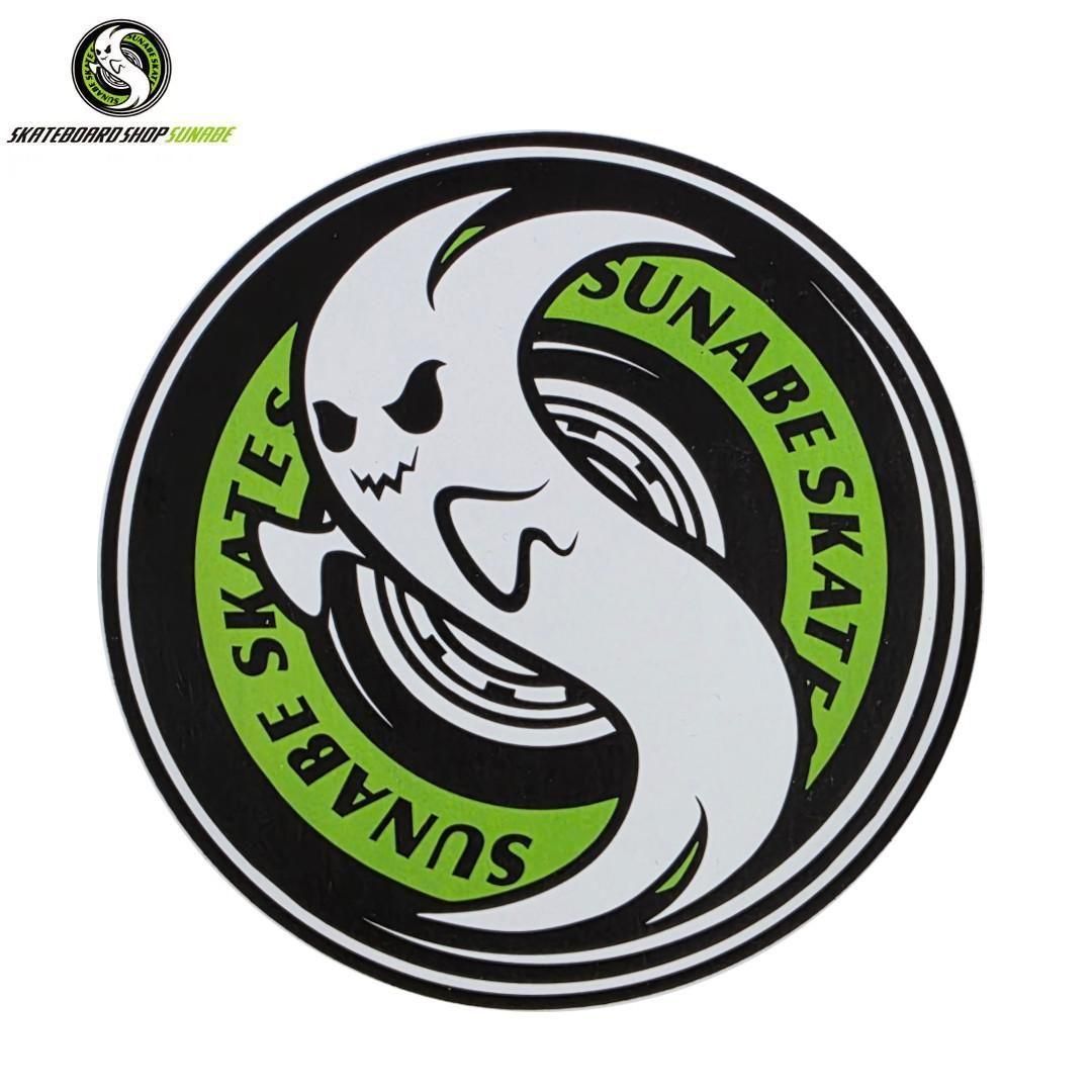 【SKATEBOARD SHOP SUNABE スナベオリジナル スケボー ステッカー】SNABEE CIRCLE LOGO STICKER 15 x 15cm NO14