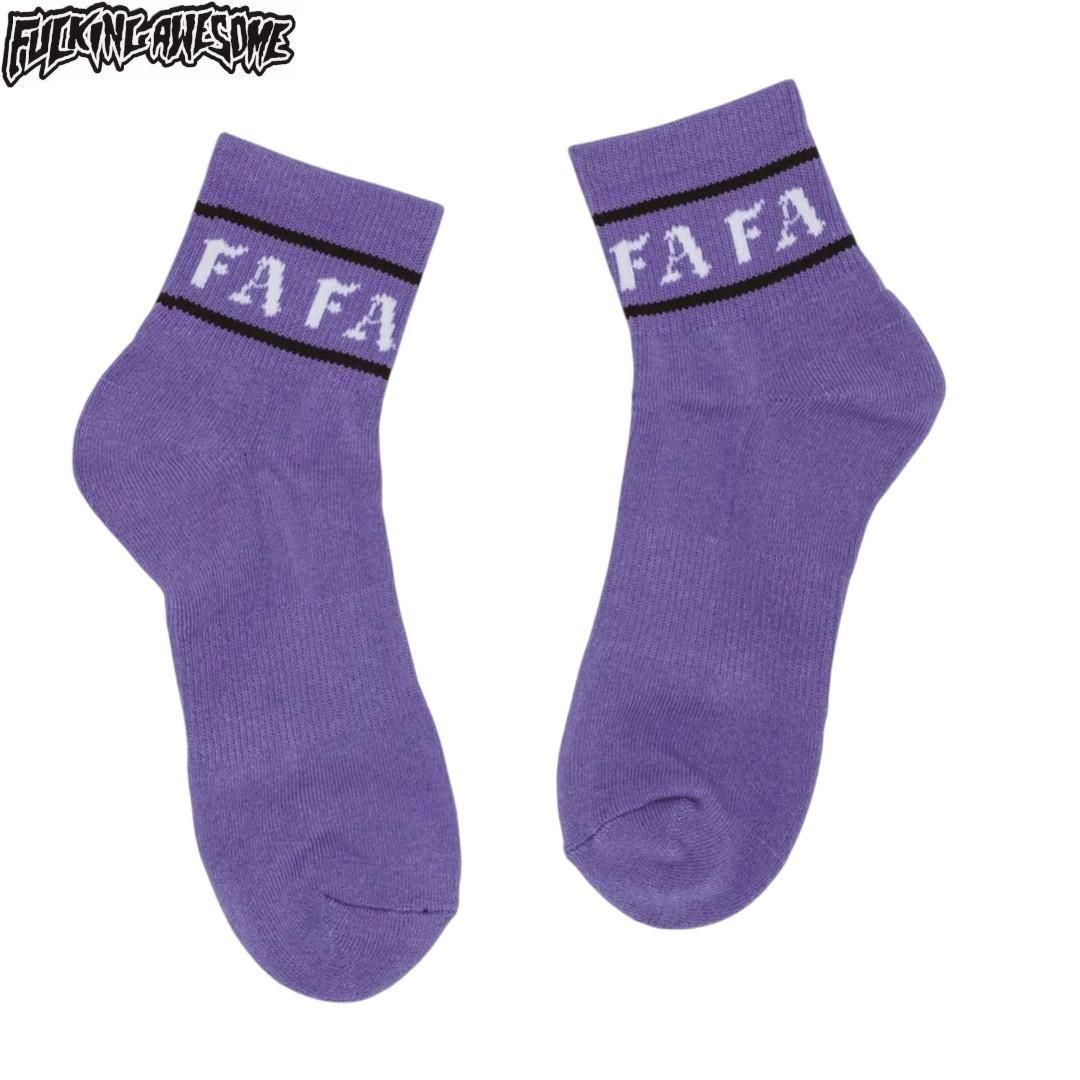 【FUCKING AWESOME ファッキンオーサム ソックス】CHILDREN OF A LESSER GOD 1/4 SOCKS【ヴァイオレット】NO09