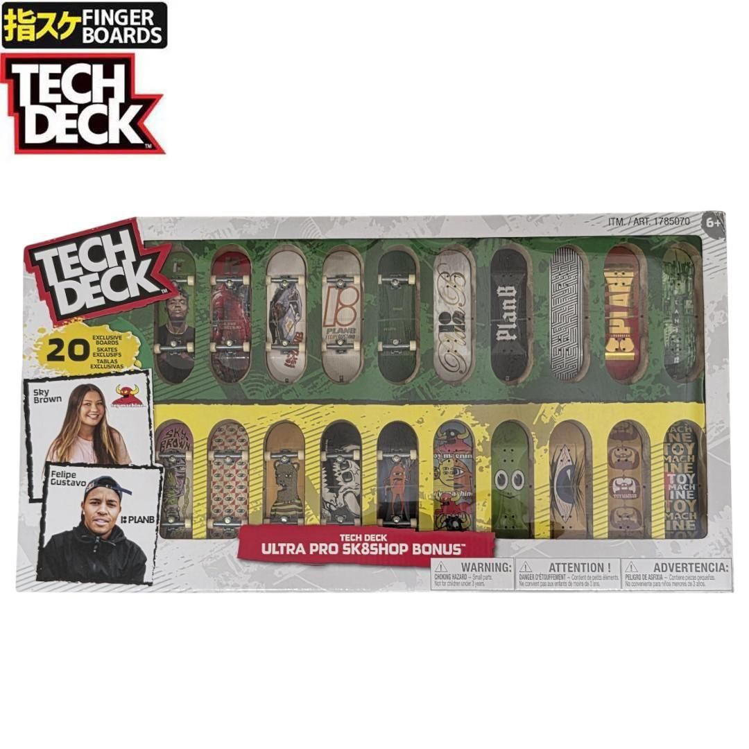 【指スケ TECH DECK テックデッキ】ULTRA PRO SK8SHOP BONUS PACK【20セット】NO10