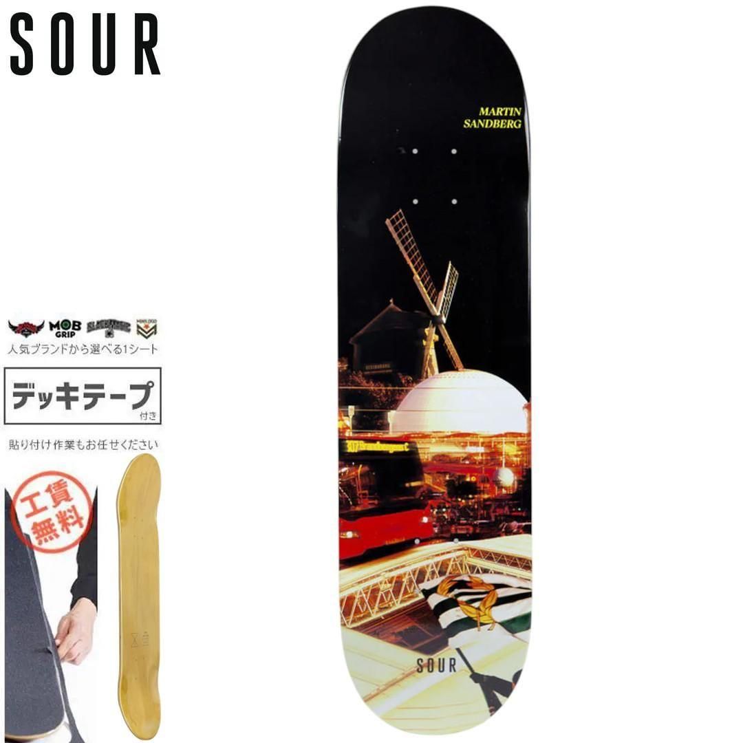 サワーソリューション スケートボード デッキ Sour Martin Stockholm Nights Skateboard Deck 8.25 x 31.54 