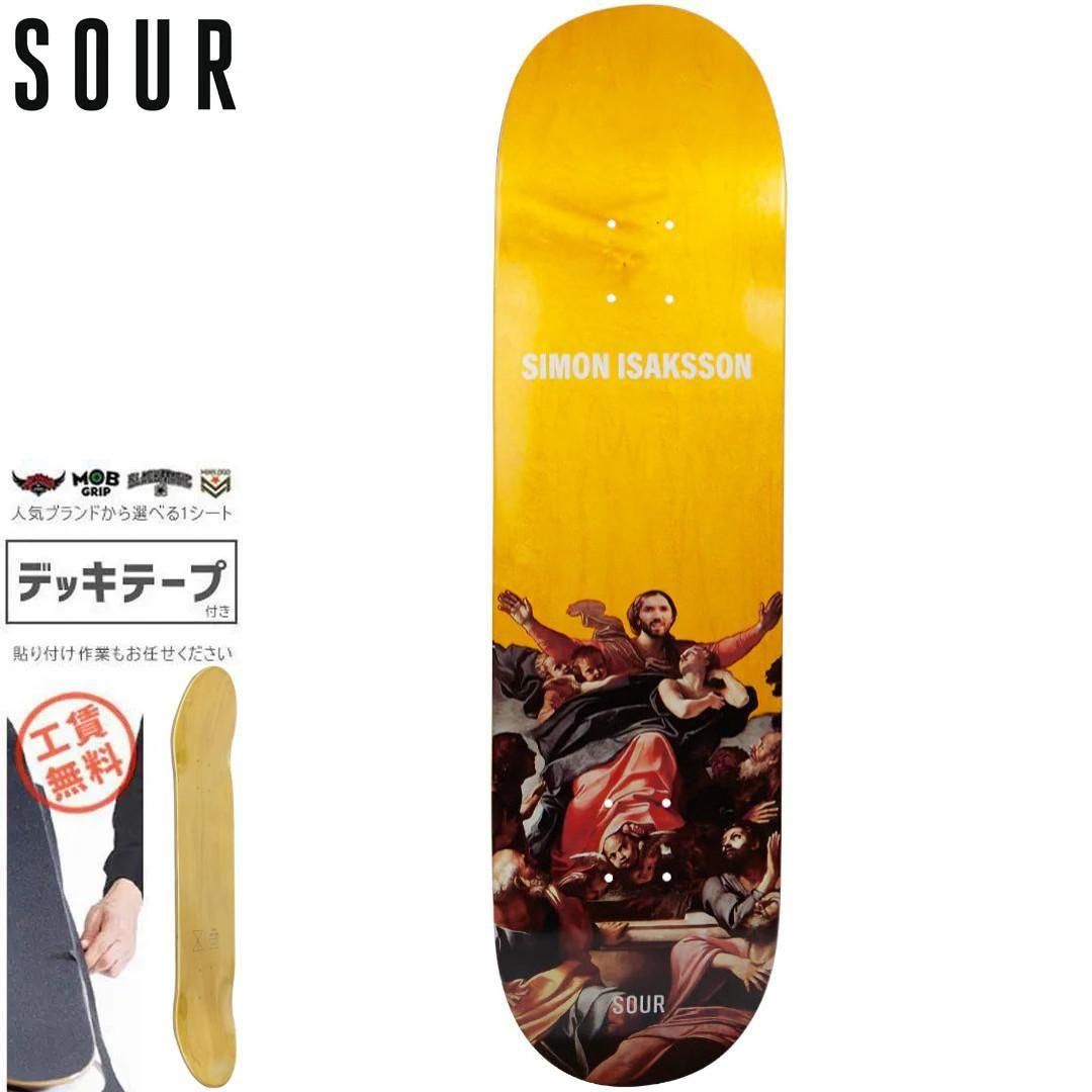 【SOLUTION サワーソリューション スケートボード デッキ】SIMON EURO GOD DECK【8.25インチ】NO16