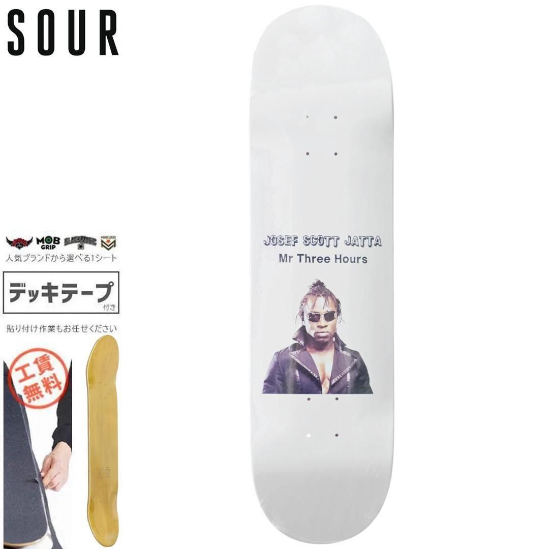 【SOUR SOLUTION サワーソリューション スケートボード デッキ】JOSEF MR. THREE HOUSE DECK【8.5インチ】NO18