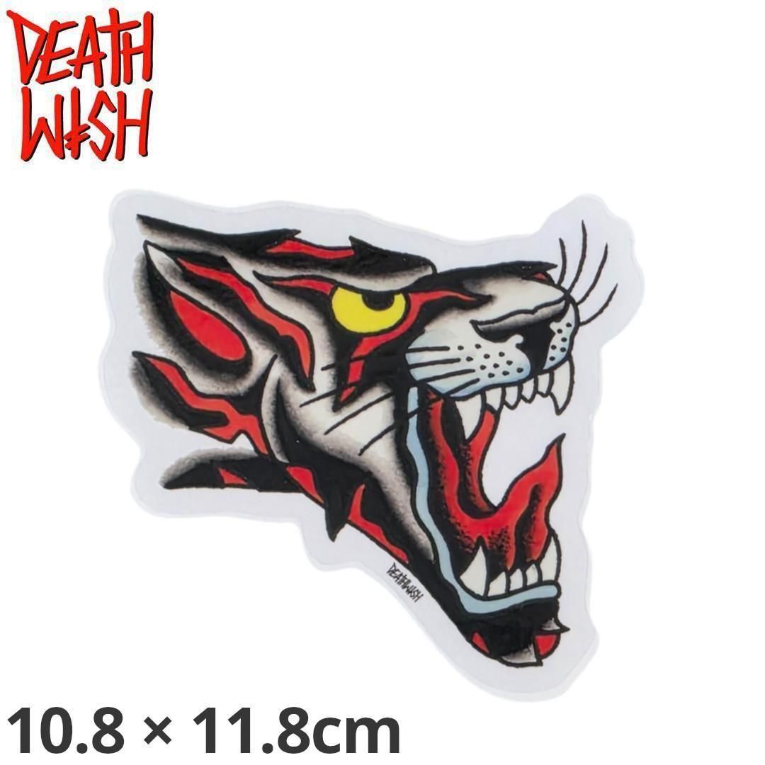 【デスウィッシュ DEATHWISH ステッカー】DELFINO SEVEN TRUMPETS 【10.8cm x 11.8cm】NO161