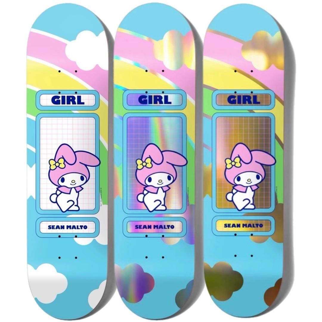 GIRL SKATEBOARDS × HELLO KITTY｜Rainbow Mystery Bag Deck｜限定