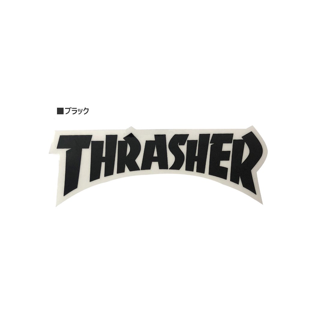 スラッシャー THRASHER スケボー ステッカー USA規格 DIE CUT