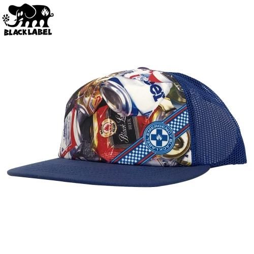ڥ֥å졼٥ BLACK LABEL åסEMERGENCY BEER CAN BEACH TRUCKER HATڥ֥롼NO11