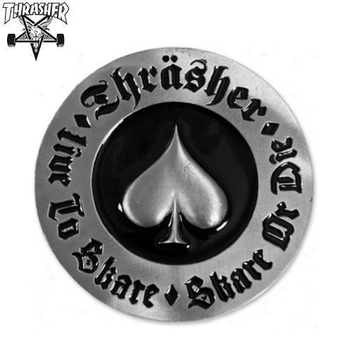 ڥå㡼 THRASHER ܡ ХåUSAǥ THRASHER OATH BELT BUCKLEڥСNO2