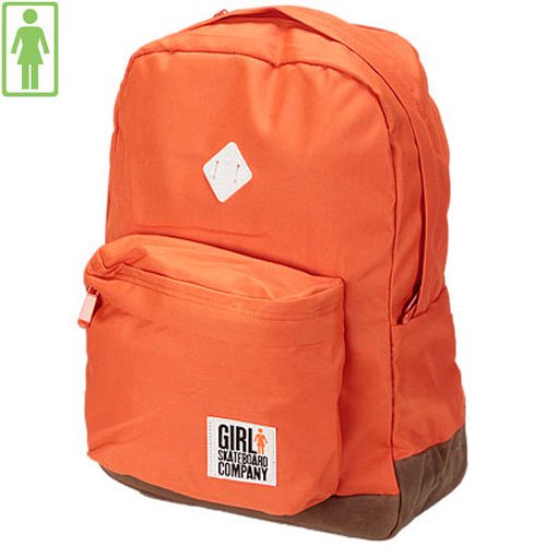 【ガール GIRL SKATEBOARDS バックパック】Simple Backpack【オレンジ】NO6