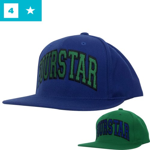 ڥե FOUR STAR ܡ åסARCHED SNAP BACK HAT ɽ 2顼 NO26