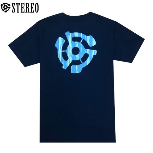 Stereo T-shirt ステレオ Ｔ-シャツ【ネイビー】Ｎｏ003