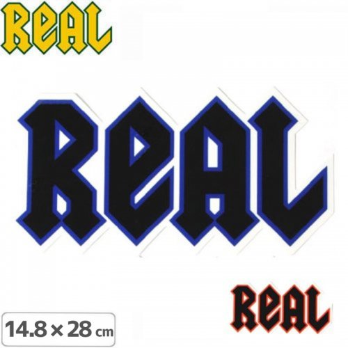 【リアル REAL SKATEBOARD スケボー ステッカー】DEEDS【14.8cm x 28cm】NO02